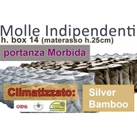 Comfort molle differenziate - Rivestimento Climatizzato Silver/Bamboo Comfort molle differenziate - Rivestimento Climatizzato Silver/Bamboo