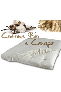 Coprimaterasso Cotone Bio e Canapa Bio