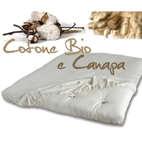 Coprimaterasso Cotone Bio e Canapa Bio