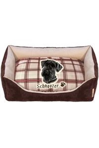 Cuccia per cane Schnauzer - sfoderabile