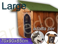 Cuccia per cani in legno - Large