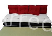 Divano letto Futon Pacha - matrimoniale - cotone tela 