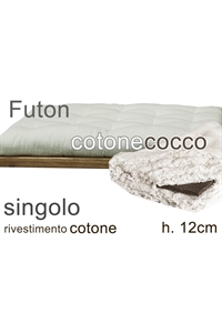 futon cotone e cocco h12cm singolo