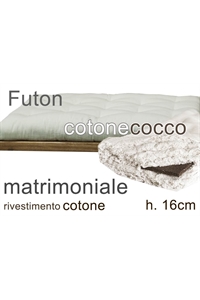 futon cotone e cocco h16cm 2 piazze