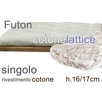 futon cotone e lattice h16cm singolo futon cotone e lattice h16cm singolo