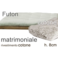 futon puro cotone h08cm 2 piazze (3F) futon puro cotone h08cm 2 piazze (3F)