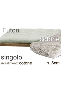futon puro cotone h08cm singolo (3F)