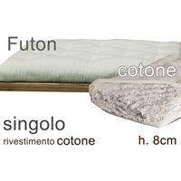 futon puro cotone h08cm singolo (3F) futon puro cotone h08cm singolo (3F)