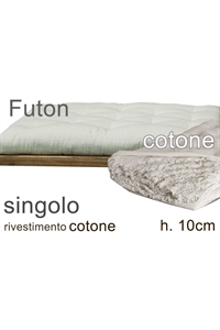 futon puro cotone h10cm singolo (4F)