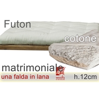 futon puro cotone lana cocco h12cm matrimoniale futon puro cotone lana cocco h12cm matrimoniale