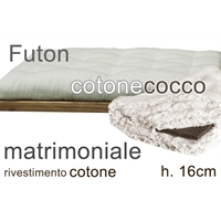 futon riv. Bio Canapa - cocco h16cm 2 piazze futon riv. Bio Canapa - cocco h16cm 2 piazze