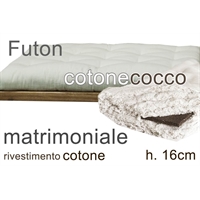 futon riv. Bio Canapa - cocco h16cm 2 piazze 