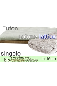 futon riv. Bio Canapa lattice(1) h16cm singolo 