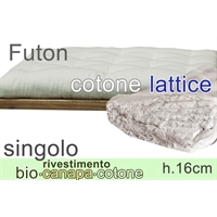 futon riv. Bio Canapa lattice(1) h16cm singolo 