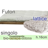futon riv. Bio Canapa lattice(1) h16cm singolo futon riv. Bio Canapa lattice(1) h16cm singolo