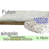 futon riv. Bio Canapa lattice(2) h18cm singolo 