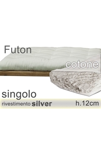 futon Silver puro cotone h12 singolo