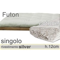 futon Silver puro cotone h12 singolo
