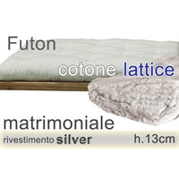 futon Silver puro cotone lattice(1) h13cm 2 piazze futon Silver puro cotone lattice(1) h13cm 2 piazze