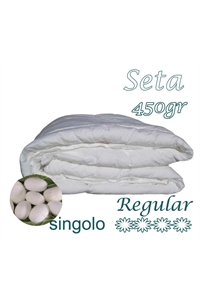 Imbottita in seta Trapunta singola 450gr/mq 