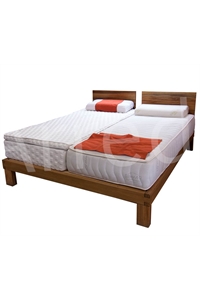 Letto in legno Lichene con doghe 