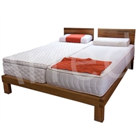 Letto in legno Lichene con doghe Letto in legno Lichene con doghe