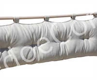 Testiera letto a cuscino Bali Basic con kit ancoraggio opzionale