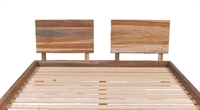 testiera matrimoniale in legno  