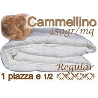 Trapunta imbottita in Cammellino - 450 gr/mq 1P1/2