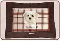 tappeto cuccia coordinato per cane Maltese