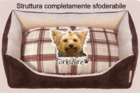 divanetto per yorkshire (struttura e cuscino)