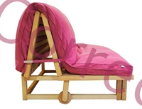 Divano letto con futon in legno Biker 