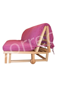 Divano letto con futon in legno Biker 