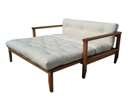 Divano letto in legno - Scivolo con futon 