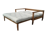 Divano letto in legno - Scivolo con futon 