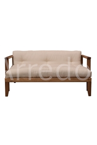 Divano letto in legno - Scivolo con futon 
