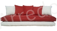 futon personalizzati con lastra di cocco