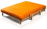 Divano letto relax Yasumi - legno a incastri con futon