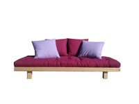 Letto divano Wood in legno massello con Futon 