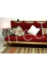 Letto divano Wood in legno massello con Futon 