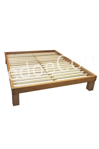 Letto in legno Lichene con doghe 