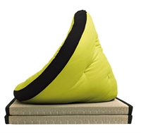 Poltrona futon Glove Ecrù con bordo colorato