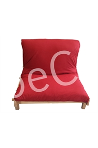 Poltrona letto relax Yasumi - legno a incastri con futon