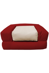 Pouf Letto futon Cubo sfoderabile