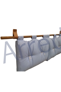 Testata letto Loto Cotone h.45cm - Moeco 2 cuscini 