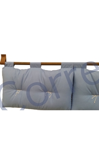 Testata letto Loto Cotone h.45cm - Moeco 2 cuscini 