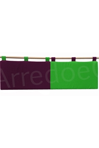 Testata letto sfoderabile Cocco: h.50cm matrimoniale