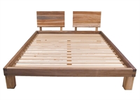 testiera matrimoniale in legno  